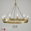 Antique Gold 18-Inch Four-Light Chandeliers (Photo 11 of 15)