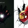 3D Wall Art Iron Man Night Light (Photo 7 of 15)