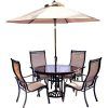 Patio Table And Chairs With Umbrellas (Photo 8 of 15)