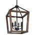 15 Best Collection of Brown Wood Lantern Chandeliers