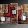 3 Piece Abstract Wall Art (Photo 2 of 15)