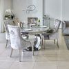 4 Seater Round Wooden Dining Tables With Chrome Legs (Photo 1 of 25)