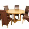 Round Oak Dining Tables And 4 Chairs (Photo 21 of 25)