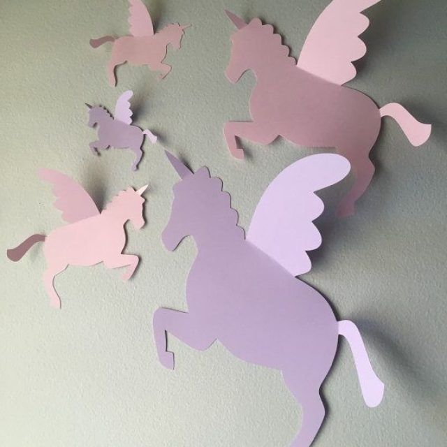 15 Best Collection of 3d Unicorn Wall Art