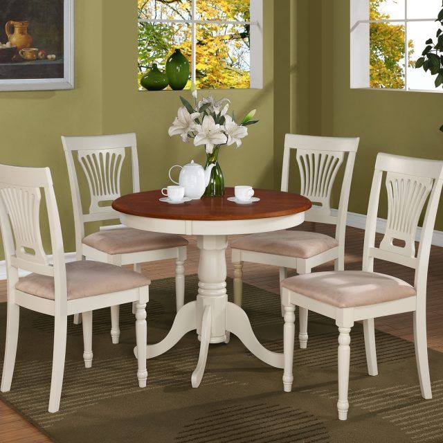25 Photos Small Round Dining Table with 4 Chairs