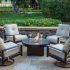 15 Collection of Patio Conversation Sets with Fire Pit Table