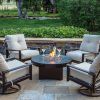 Patio Conversation Sets With Fire Pit Table (Photo 1 of 15)