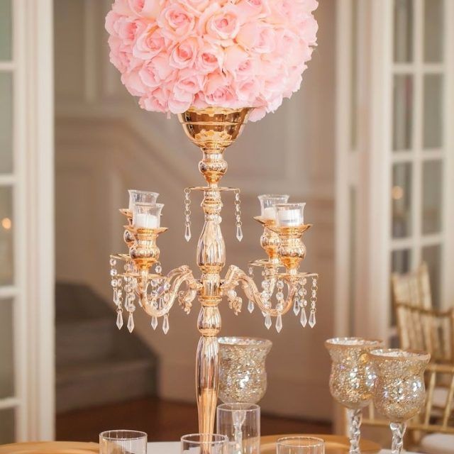 The 15 Best Collection of Faux Crystal Chandelier Centerpieces