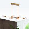 Natural Brass 19-Inch Eight-Light Chandeliers (Photo 4 of 15)