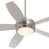 Nickel Outdoor Ceiling Fans (Photo 1 of 15)