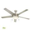 Brushed Nickel Outdoor Ceiling Fans With Light (Photo 12 of 15)