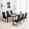 Round Black Glass Dining Tables And Chairs (Photo 25 of 25)