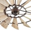 Rustic Outdoor Ceiling Fans (Photo 7 of 15)