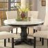 2024 Latest Dining Tables with White Marble Top