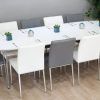 White 8 Seater Dining Tables (Photo 2 of 25)