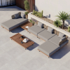 Outdoor Rattan Sectional Sofas With Coffee Table (Photo 13 of 15)