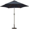 Black Patio Umbrellas (Photo 13 of 15)