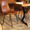 Brown Leather Dining Chairs (Photo 3 of 25)