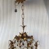 Gilded Gold Lantern Chandeliers (Photo 9 of 15)