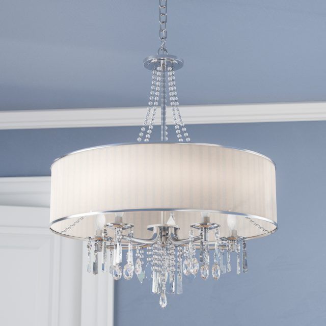 25 Best Collection of Abel 5-light Drum Chandeliers
