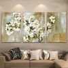 Abstract Floral Canvas Wall Art (Photo 15 of 15)