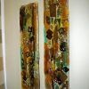 Abstract Fused Glass Wall Art (Photo 4 of 15)