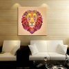 Abstract Lion Wall Art (Photo 14 of 15)