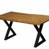 Acacia Dining Tables With Black-Legs (Photo 8 of 25)