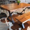 Acacia Dining Tables With Black-Legs (Photo 2 of 25)
