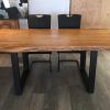 Acacia Dining Tables With Black-Legs (Photo 21 of 25)