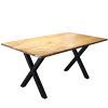Acacia Dining Tables With Black Rocket-Legs (Photo 6 of 25)