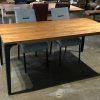 Acacia Dining Tables With Black Victor-Legs (Photo 7 of 25)