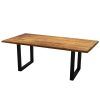 Acacia Dining Tables With Black Victor-Legs (Photo 2 of 25)