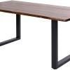 Acacia Dining Tables With Black X-Leg (Photo 13 of 25)