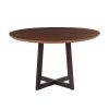 Acacia Dining Tables With Black X-Legs (Photo 11 of 25)