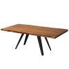 Acacia Dining Tables With Black Rocket-Legs (Photo 1 of 25)