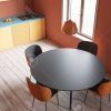 Acacia Wood Dining Tables With Sheet Metal Base (Photo 25 of 25)