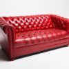 Red Leather Couches (Photo 2 of 15)