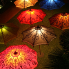 Patterned Patio Umbrellas (Photo 4 of 15)