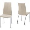 Cream Leather Dining Chairs (Photo 18 of 25)