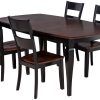 Adan 5 Piece Solid Wood Dining Sets (Set Of 5) (Photo 15 of 25)