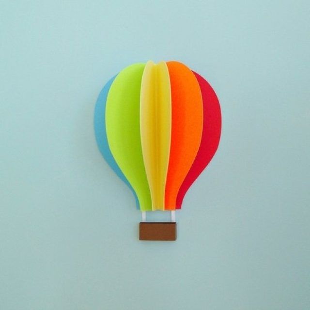 15 Photos Air Balloon 3d Wall Art