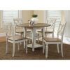 Transitional Antique Walnut Square Casual Dining Tables (Photo 14 of 25)