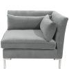 4Pc Alexis Sectional Sofas With Silver Metal Y-Legs (Photo 14 of 25)