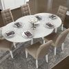 Alfresco Brown Benchwright Pedestal Extending Dining Tables (Photo 12 of 25)