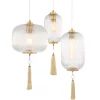 Lantern Chandeliers With Transparent Glass (Photo 13 of 15)