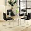 Glass Dining Tables And Leather Chairs (Photo 14 of 25)
