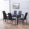 Black Glass Dining Tables 6 Chairs (Photo 11 of 25)