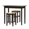 Tappahannock 3 Piece Counter Height Dining Sets (Photo 6 of 25)