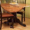 Alamo Transitional 4-Seating Double Drop Leaf Round Casual Dining Tables (Photo 8 of 26)